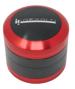 Infyniti Convex 50mm 4-Piece Grinder - Red
