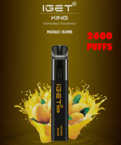 iGET KING VAPE 2600 PUFF – MANGO BOMB