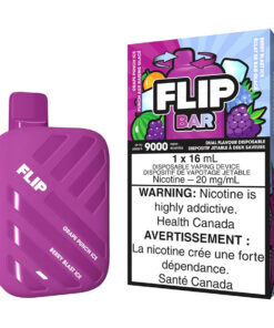 Flip Bar Disposable Vape Device - Grape Punch Ice And Berry Blast Ice