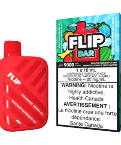 Flip Bar Disposable Vape Device - Straw Nana Orange Ice And Blue Razz Watermelon Ice