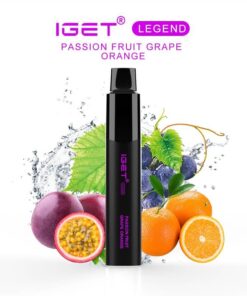 iGET LEGEND VAPE 4000 PUFF – PASSION FRUIT GRAPE ORANGE