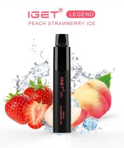 iGET LEGEND VAPE 4000 PUFF – PEACH STRAWBERRY ICE