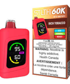 STLTH 60K Disposable Vape Device - Rich Tobacco