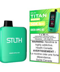 STLTH Titan Max Disposable Vape Device - Green Apple Ice