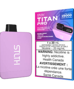 STLTH Titan Pro Disposable Vape Device - Double Berry Twist Ice