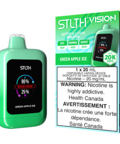 STLTH Vision Disposable Vape Device - Green Apple Ice