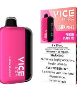 Vice Ultra Disposable Vape Device - Punchy Peach Ice